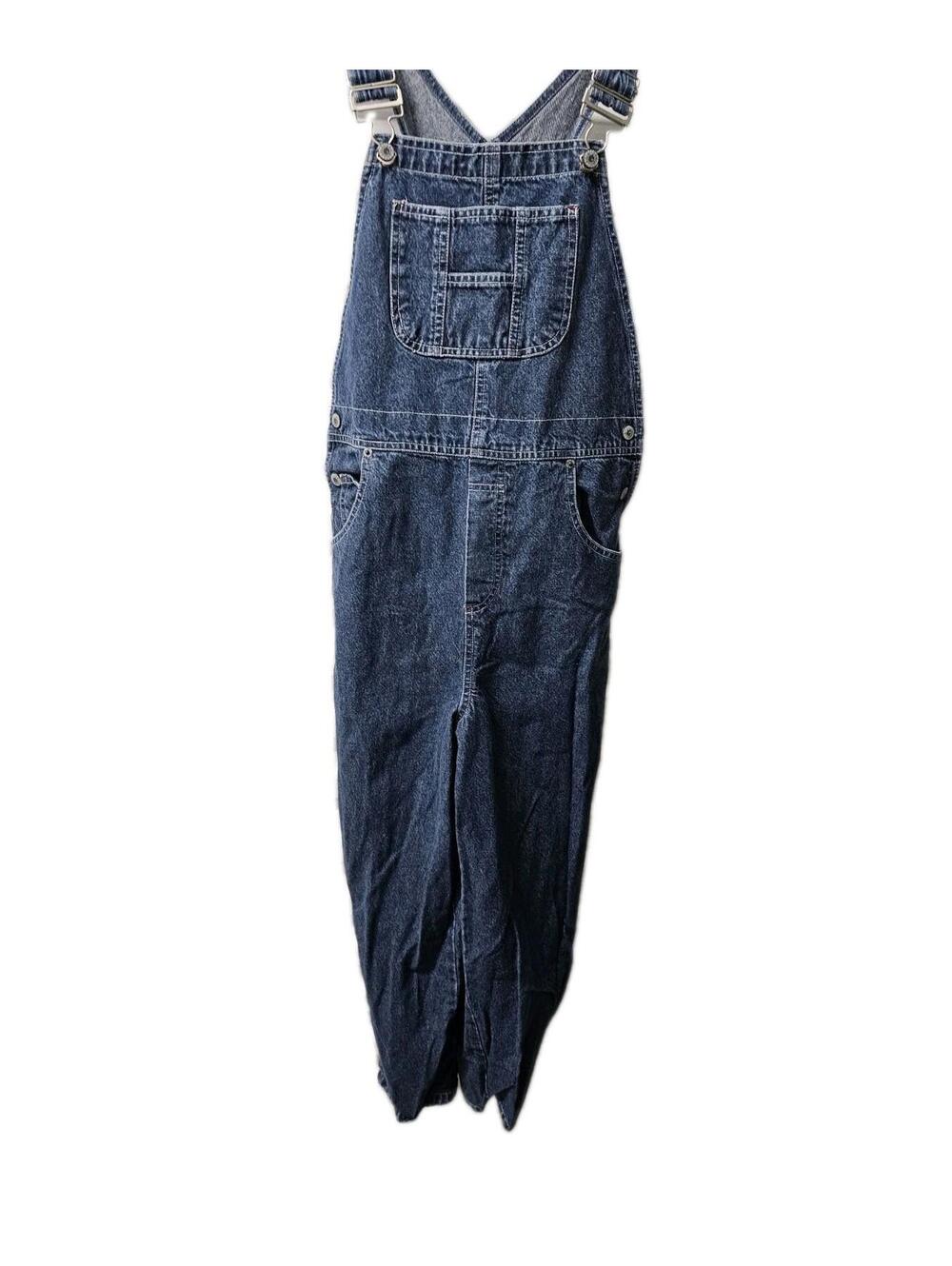 Good Kidz Denim Overalls Bib Jeans Womens Juniors Blue Jean Dungarees Adjustable